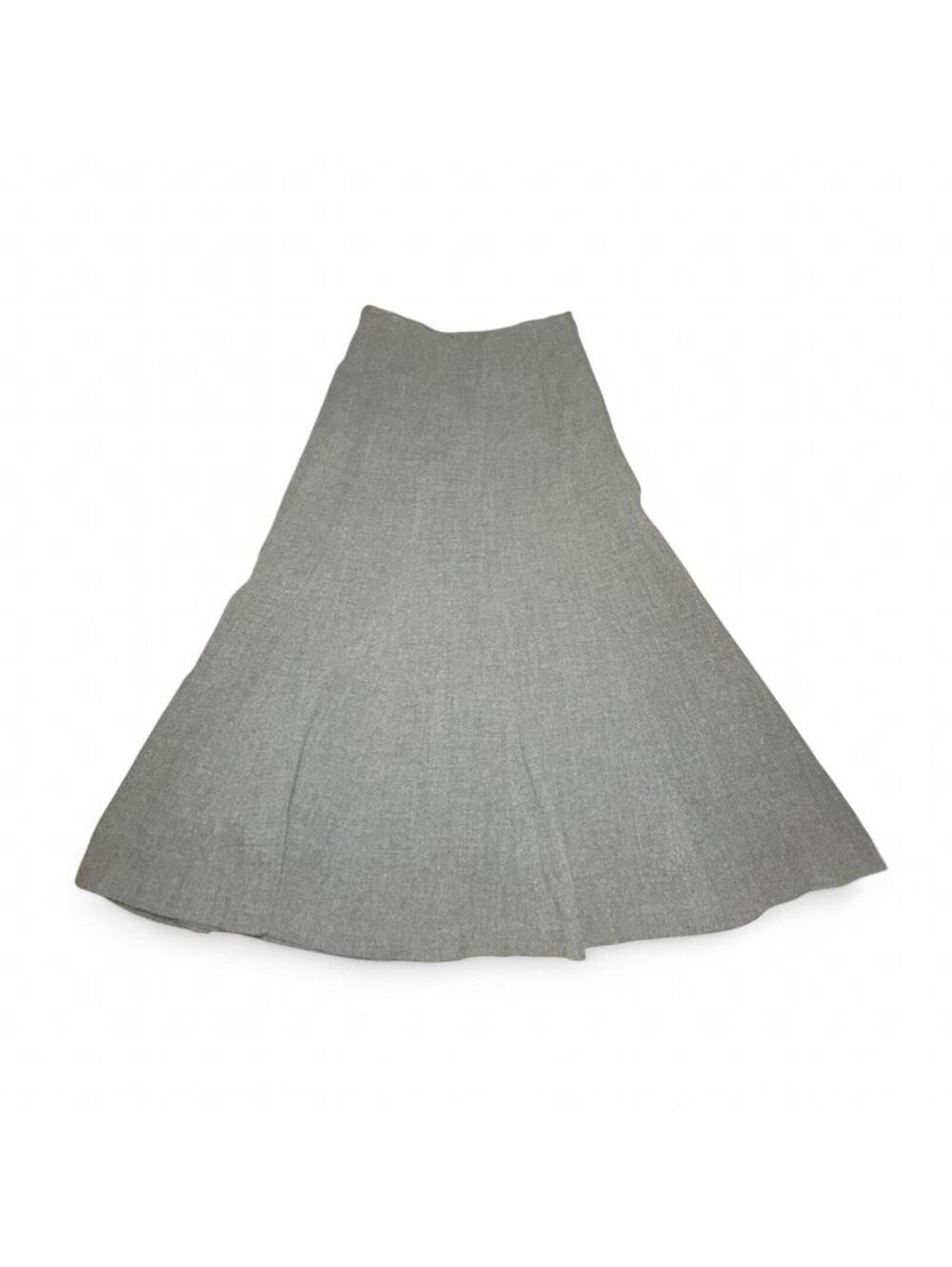 Gant Wool Blend Midi Skirt Gray Size 6